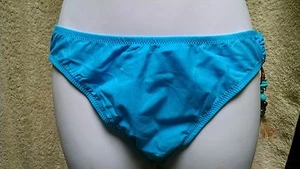 Parte inferior de bikini Freya 9371 Reino Unido grande/EE. UU. grande azul nueva sin etiquetas - Imagen 1 de 3