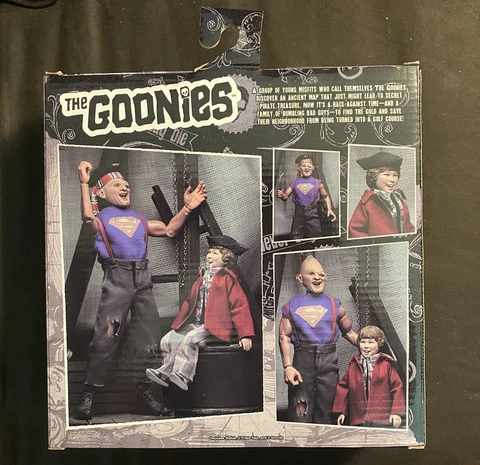 CHUNK & SLOTH The Goonies (1985 Movie) 8" Clothed Action Figure 2-pack Neca 2019 Cover