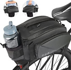 Bike Rack Bag 12L Bike Trunk Reflective Rear Bag Waterproof Bicycle