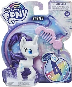 My Little Pony RARITY potion White Purple Unicorn figurine toy brushable hair  - Picture 1 of 2