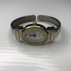 X11 Eikon Quartz Singapore Stainless Silver Cuff Ladies Watch Untested - Picture 1 of 7