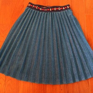 NWT Girls Scotch and Soda Sparkly Blue Pleated Midi Skirt 10  - Picture 1 of 5