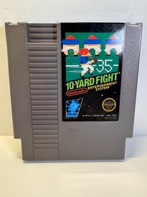 10-Yard Fight (Nintendo NES, 1985) Authentic. Tested and Working.