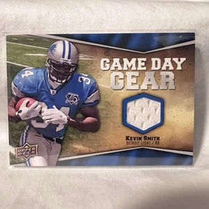 2009 Upper Deck Game Day Gear Kevin Smith Jersey Card Lions NFL-KS - Picture 1 of 2