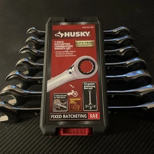 Husky 7pc Ratcheting Combination Wrench Set (54206) - Picture 1 of 3