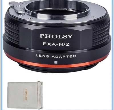 PHOLSY Lens Mount Adapter : Compatible with Exakta Lens to Nikon Z Camera Body - Image 1 of 4