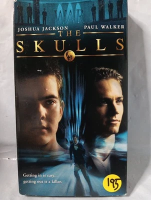 The Skulls (VHS, 2000) Horror, Paul Walker, Joshua Jackson, Hill Harper - Imagem 1 de 2