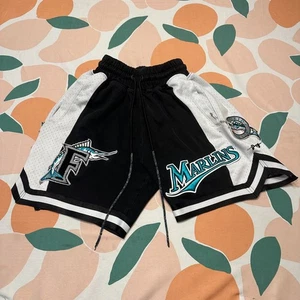 Pro Standard Florida Marlins Retro Classics DK 2.0 Shorts Mens Small Cooperstown - Picture 1 of 17