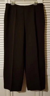 NWT Le Suit Petite Size 16P Dress Pants Slacks Brown Lined Polyester - Image 1 of 4