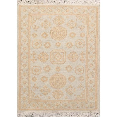 1'10” x 2'7” Hand Knotted 100% Wool Reversible Soumakk Oriental Area Rug Gray - Image 1 of 4