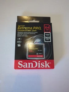 SanDisk Extreme Pro 64GB SD Card - Photo 1 sur 2