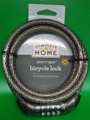 Complete Home Resettable Bicycle Lock 1.5 m x 10 mm New Without BOX - Image 1 of 4