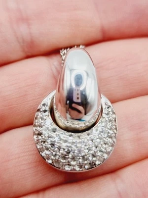 ENLACES DE LONDON Hope Topacio Blanco Collar Doble Gota Colgante NUEVO PRECIO DE VENTA SUGERIDO POR EL FABRICANTE 545 Foto 1 de 4