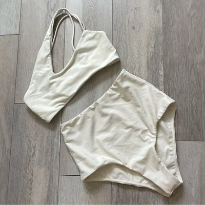 Mikoh бикини купальник Queensland 2 с плеча высоты женщин кремовый маленький - Изображение 1 из 4