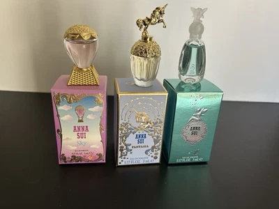 Anna Sui Mini Perfume 3 PCs Fantasía, Sky, Secret Wish 5ml - Image 1 of 2