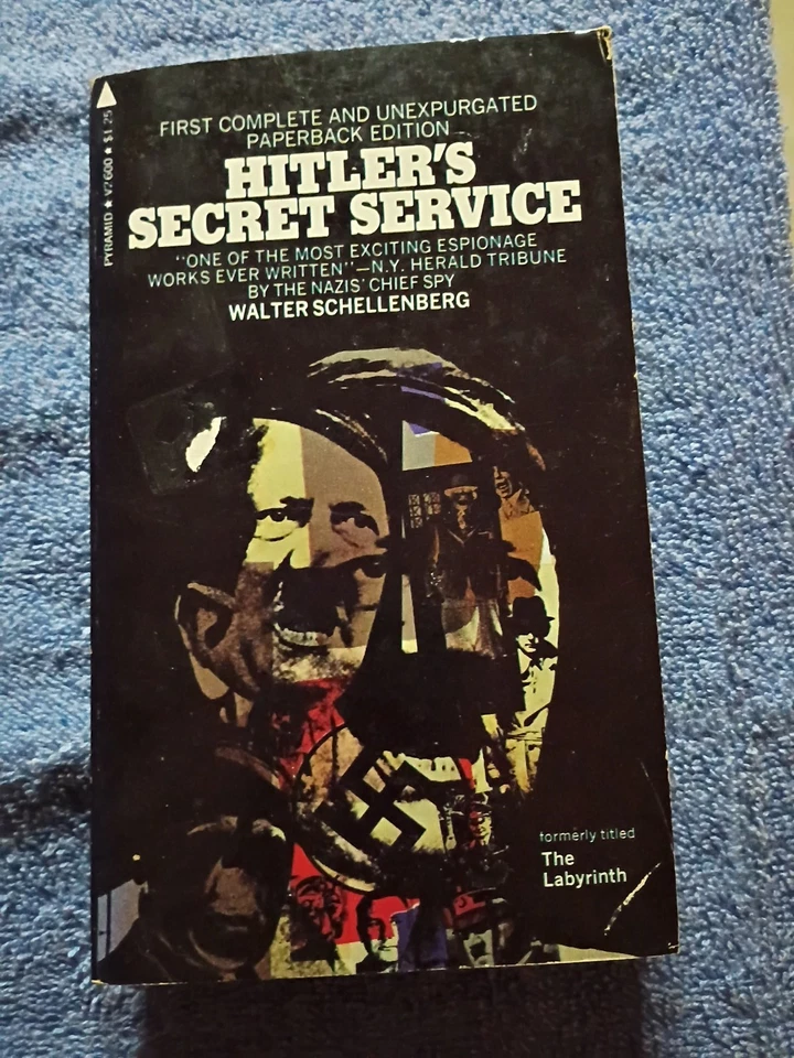 Hitler's Secret Service by Walter Schellenberg - Espionage - Spy Masters - 1971 - Image 1 of 1