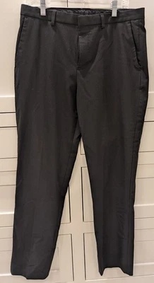 Pantalones de vestir para hombre Calvin Klein Infinite ajustados negros 33x30 Foto 1 de 4