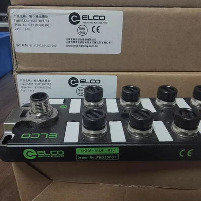1Pcs New ELCO input/output module LKHA-16UP-M12/LT - Image 1 of 2