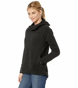 The North Face Women's M Glacier Alpine Pullover Fleece Hoodie Sweatshirt Black - Picture 1 of 11