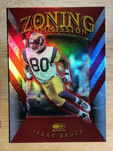 1997 Donruss Zoning Commission #19 Isaac Bruce - Picture 1 of 2