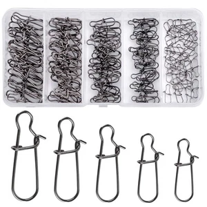 Duo Lock Fishing Snap Kit Stainless Steel Fishing Nice Snap Swivels High Stre... - Picture 1 of 7