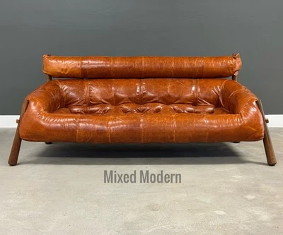 Percival Lafer Leather MP-81 Brazilian Sofa - Image 1 of 4
