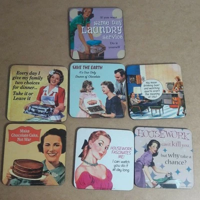 set of 7 vintage style beermats. Half moon Bay / Ephemara 2011 - Image 1 of 4