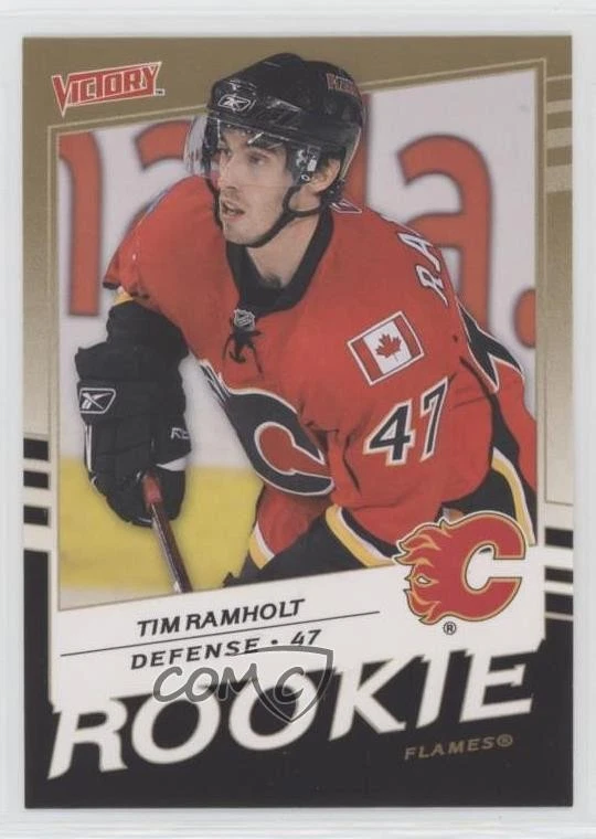 2008-09 Upper Deck Victory Rookie Gold Tim Ramholt #214 Rookie RC - Image 1 of 2