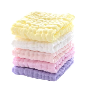 Baby Muslin Washcloths, Natural Cotton, Soft Newborn Face Towel, 5 Pack, 12 x... - Picture 1 of 7