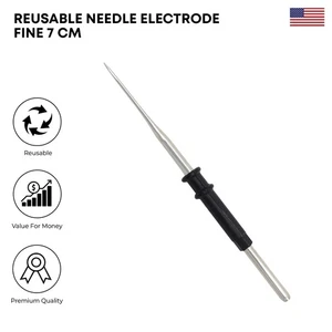 Needle Electrode Fine  7 cm  stainless steel ENT Electrosurgical Instruments - Picture 1 of 2