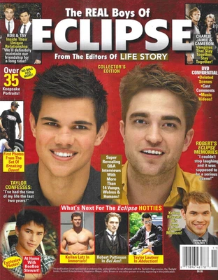 Real Boys of Eclipse сумеречный журнал Роберт Паттинсон коллекционное издание 2010 - Изображение 1 из 4
