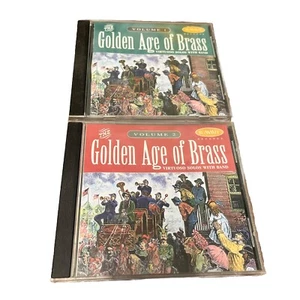 Golden Age Of Brass Vol.1 & 2 CDs Audio CD Brass Band American Serenade Band - Picture 1 of 11