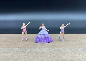 Taylor Swift Model. The Eras Tour. Glitter Rhinestone Bodysuit. Miniature 1:64 - Picture 1 of 15