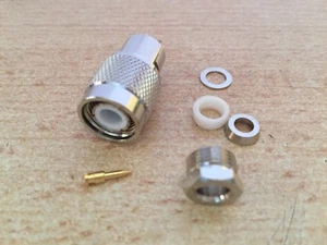 TNC Connector   Straight   50Ω   Cable Mount   RG141 A/U,   RG58 C/U       Z2129 - Picture 1 of 3
