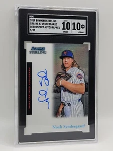 2019 Bowman Sterling Noah Syndergaurd Retrospect Autograph /30 SGC 10 Auto 10 - Bild 1 von 2