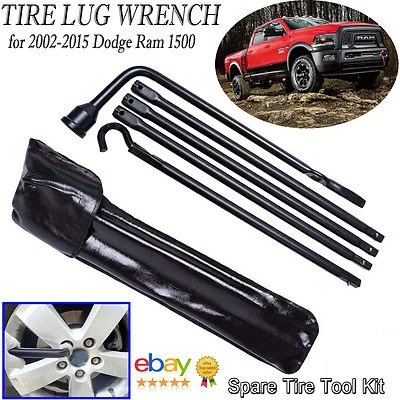 Tool KIT Spare Tire Lug Wrench For Jack Replacement Set 2002-2013 Dodge Ram 1500 Foto 1 de 4