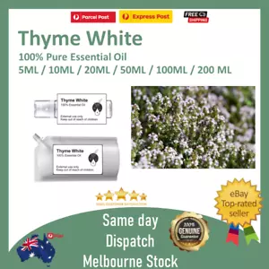 100% Pure Essential Oil Thyme White 5 ml 10 ml 50 ml 100 ml 200ml - Picture 1 of 6