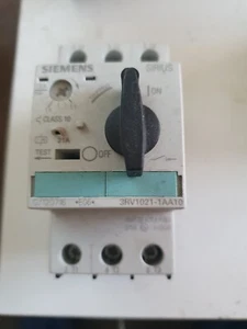 SIEMENS 3RV1021-1AA10 MOTOR OVERLOAD PROTECTER - Picture 1 of 3