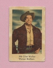 1963 Dutch Gum Card (301-451) #398 Clint Walker
