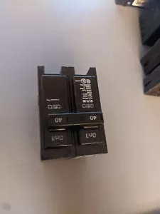 Eaton BR240 2 Zoll 40 Amp zweipoliger Wechselschutzschalter - Bild 1 von 2
