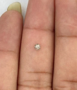 ROUND ROSE CUT AFRICAN NATURAL LOOSE DIAMOND 0.07TCW 3 MM - Picture 1 of 14