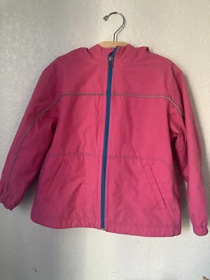 Hanna Andersson 120 Sz 8 Fleece Lined Raincoat Jacket  - Image 1 of 4