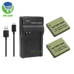 Cargador USB o batería NB-4L para cámara Canon IXY 610F 600F 410F 400F 210F - Imagen 1 de 9