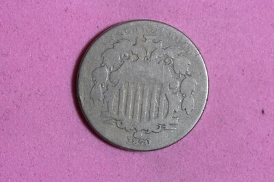 ESTATE FIND 1870 SHIELD NICKEL!! #K49525 - Image 1 of 2