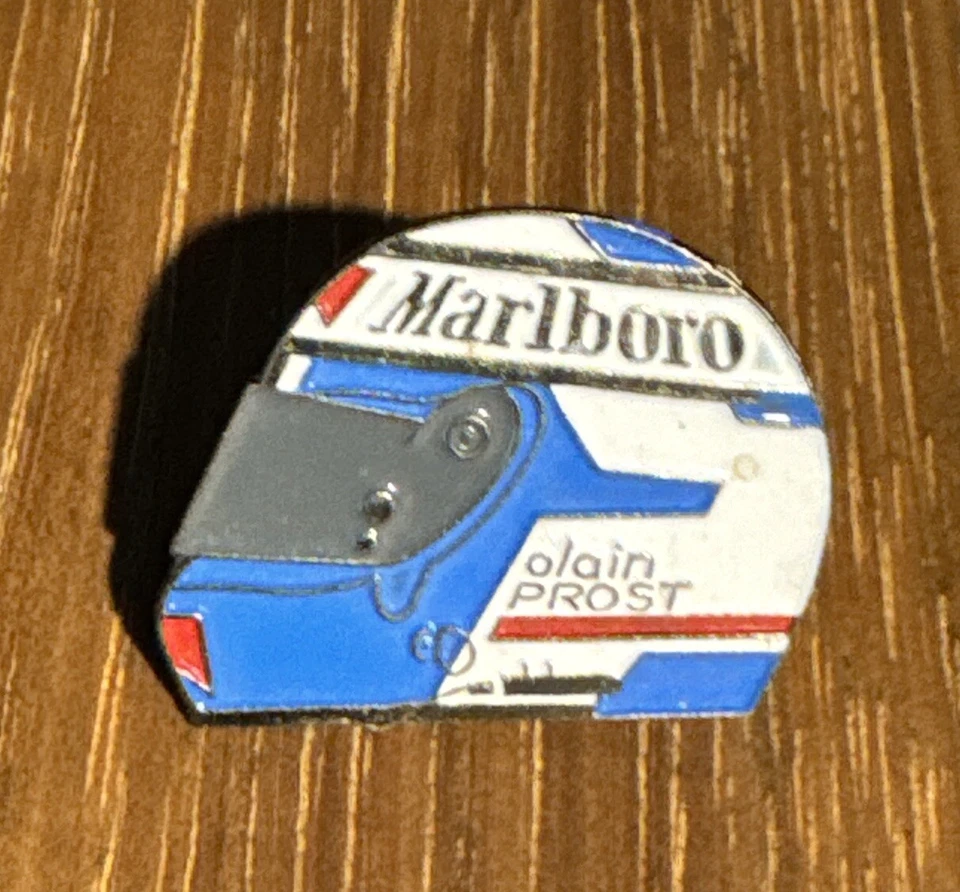 Alain Prost Formula One Helmet Pin - Image 1 of 4