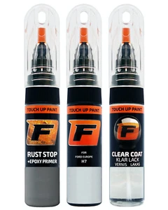 Kit riparazione vernice auto per FORD H7 FROZEN WHITE Vernice Lacca Primer - Foto 1 di 7