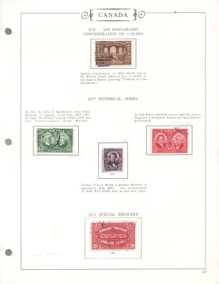 1917 - 1927 / Historical Issue Stamps / Special Delivery / USED F to VF - est$34 - Image 1 of 2