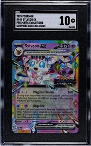 Pokémon Evoluciones Prismáticas 2025 #041 Sylveon ex - Exclusivo (Sello) SGC 10 - Imagen 1 de 2
