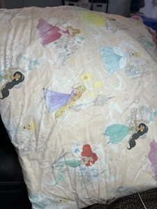 Twin / Full Pottery Barn Kids Disney Princess Toddler bedding - Picture 1 of 1