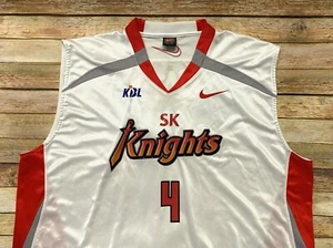 Rare Game Used Seoul SK Knights Jersey #4 KBL Korean Basketball Nike Authentic - Bild 1 von 12